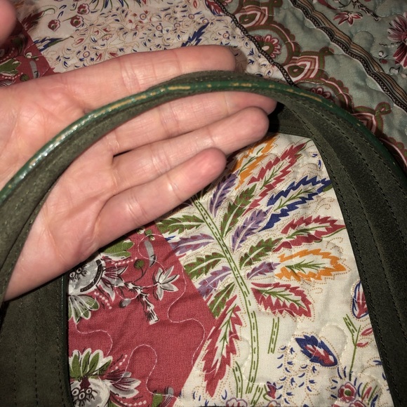 Pauric Sweeney Italian Suede & Leather Buckle Bag - Picture 16 of 16